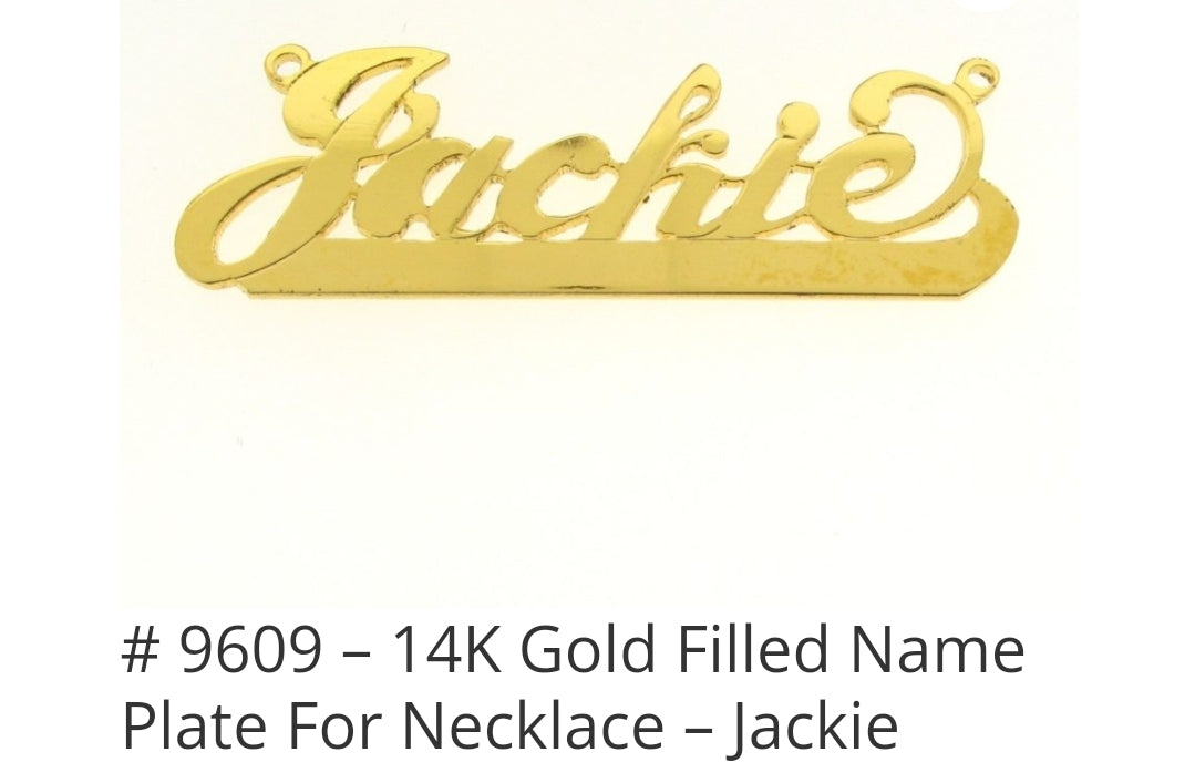 Necklace Name Plate