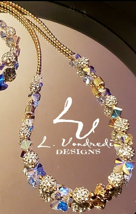 Jewelry-Butterfly Bling Necklace