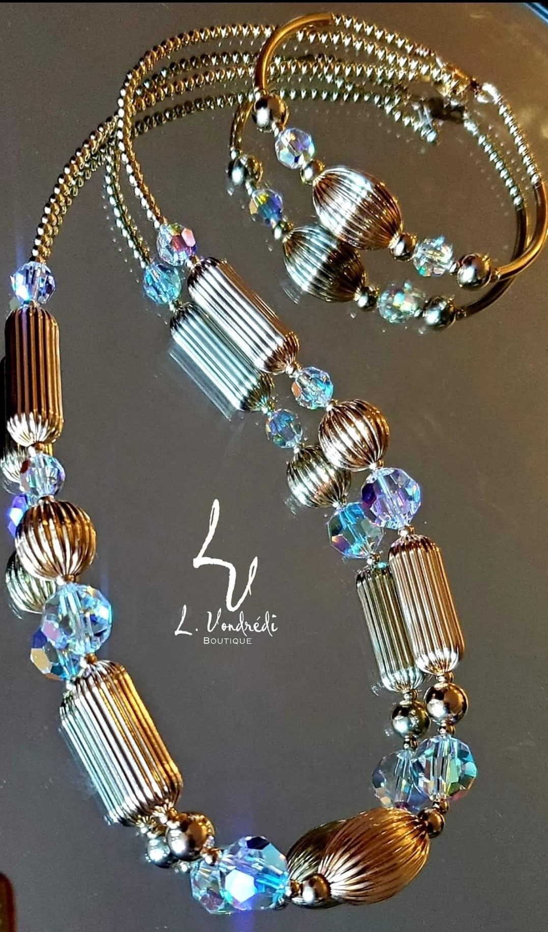 Chunky Necklace / Bracelet Set